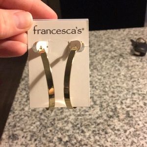 Francesca’s gold hoops